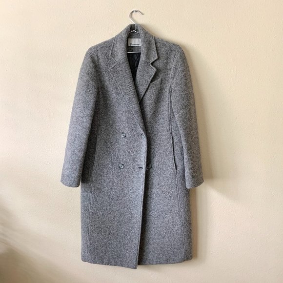 T by Alexander Wang Jackets & Blazers - alexander wang donegal wool coat